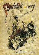 Carl Larsson titelbild till nodhjalpstidningen fran seinens strandl Spain oil painting artist